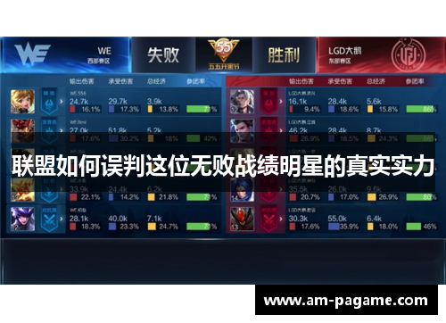 联盟如何误判这位无败战绩明星的真实实力