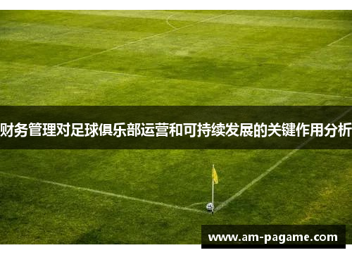 财务管理对足球俱乐部运营和可持续发展的关键作用分析